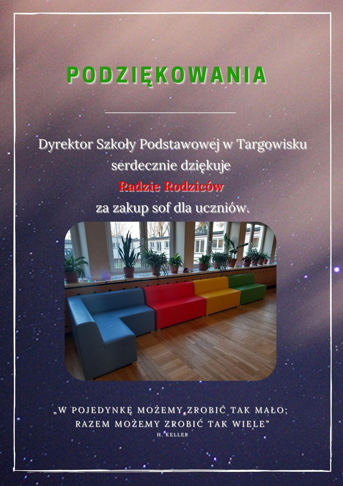 Galaktyka Motywacja Plakat